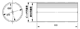 GTプーリ1.5GT形状