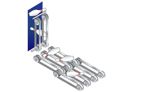 ボウリングピン搬送